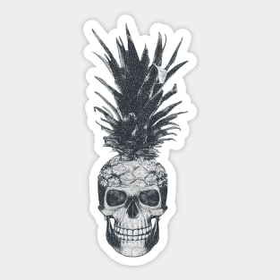 Skull Pineapple Sticker